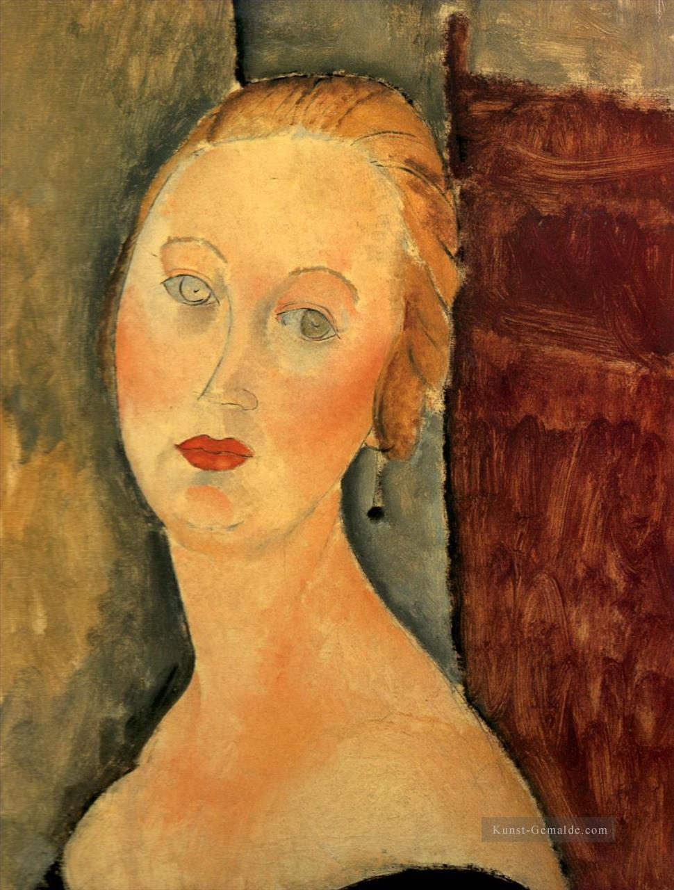 Germaine Survage mit Ohrringe 1918 Amedeo Modigliani Ölgemälde